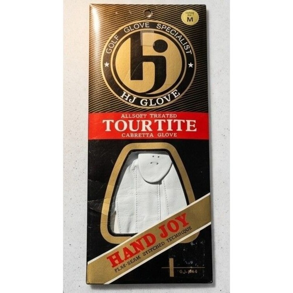 New Foot-Joy Custom Crested Cabretta Leather Golf Glove Reg. Left Hand Medium